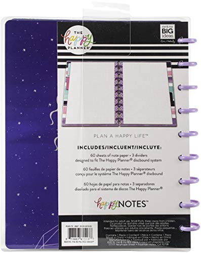 Me & My Big Ideas PLNO-75 Happy Planner Medium Notebook W/60 Sheets-Magical Unicorn