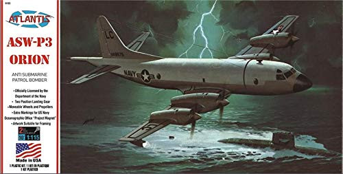 P3A Orion Aircraft Plastic Model Kit Atlantis Toy and Hobby P3A Orion Aircraft Plastic Model Kit Atlantis Toy and Hobby