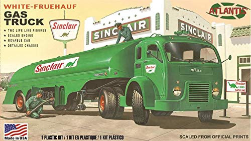 Vintage Gas Truck Plastic Model Kit 1/48 Atlantis Models