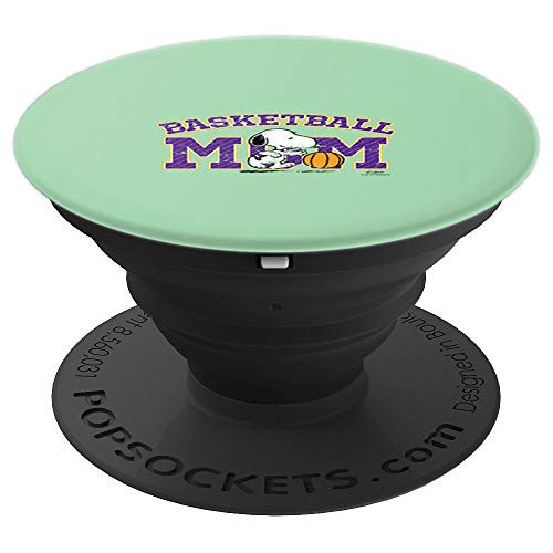 Peanuts Snoopy Basketball Mom - PopSockets Grip and Stand for Phones and Tablets