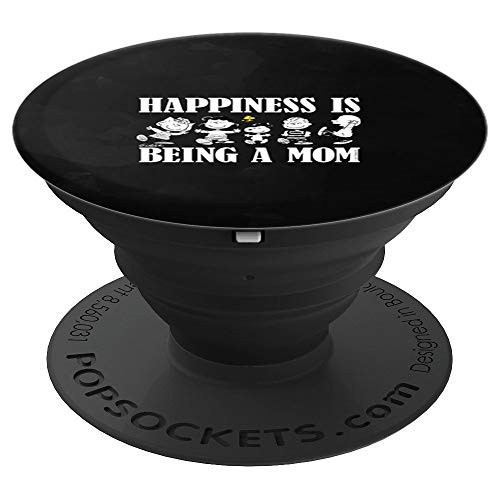 Peanuts Gang Happiness is Being a Mom - PopSockets Grip and Stand for Phones and Tablets