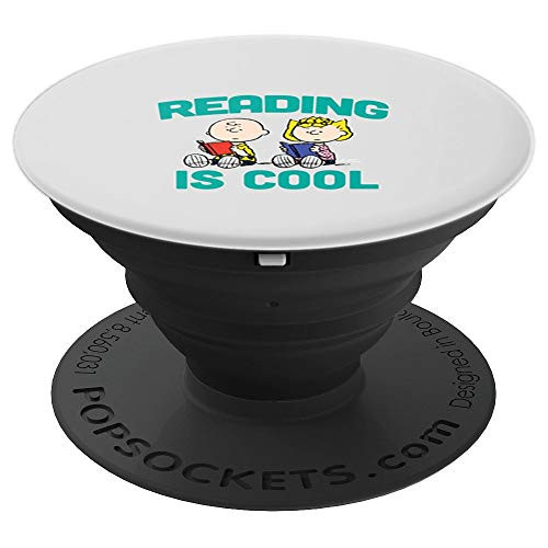 Peanuts Charlie and Sally Brown Reading Is Cool - PopSockets Grip and Stand for Phones and Tablets Peanuts Charlie and Sally Brown Reading Is Cool - PopSockets Grip and Stand for Phones and Tablets