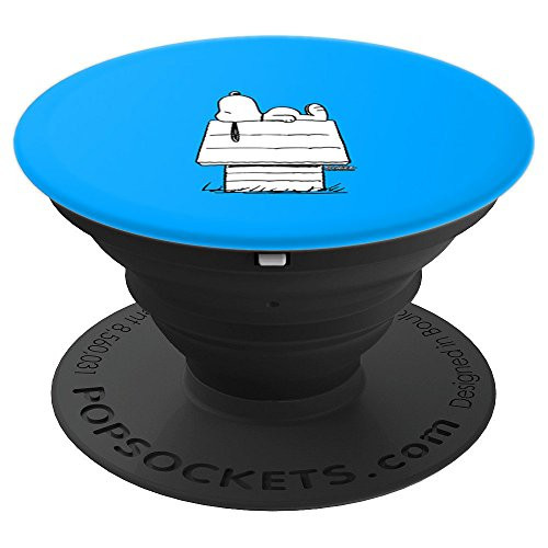 Snoopy Lazy Dog Doghouse Pop Socket - PopSockets Grip and Stand for Phones and Tablets