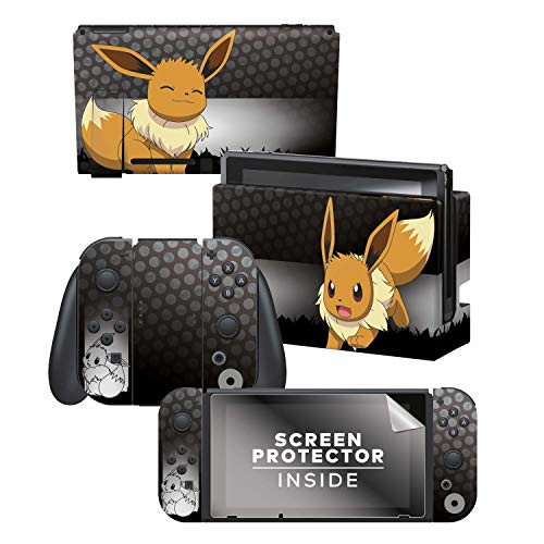 Controller Gear Nintendo Switch Skin & Screen Protector Set - "Eevee Elemental" Set 1 - Nintendo Switch