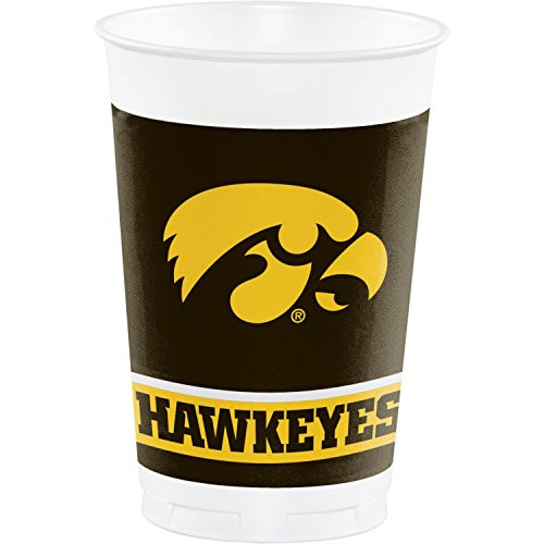 University of Iowa Plastic Cups, 24 ct