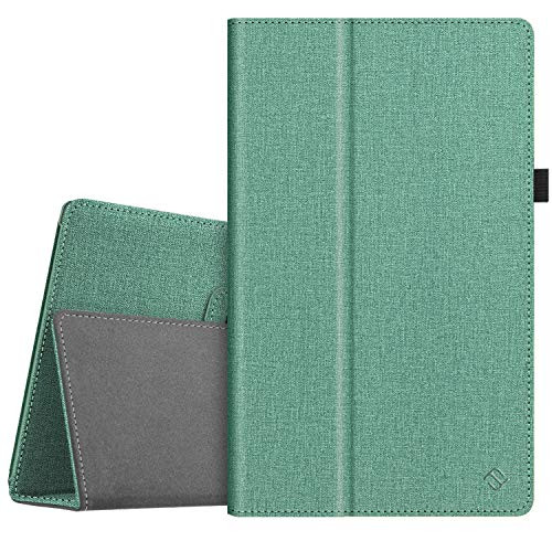 Fintie Folio Case for All-New Amazon Fire HD 10 Tablet (Compatible with 7th and 9th Generations, 2017 and 2019 Releases) - Premium PU Leather Slim Fit Stand Cover with Auto Wake/Sleep, Sage