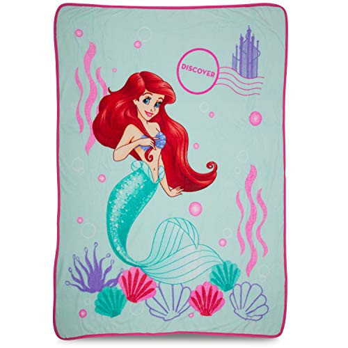 Franco Kids Bedding Super Soft Plush Throw, 46 x 60, Disney Princess
