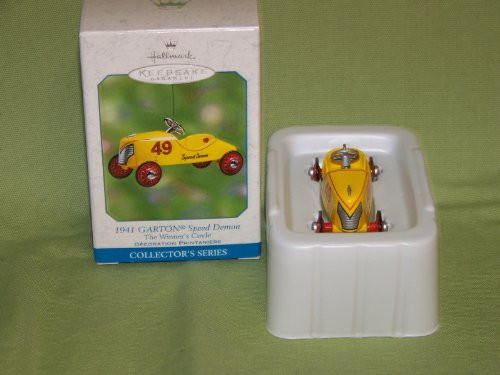 Hallmark Keepsake Ornament Kiddie Car Classics 1941 Garton Speed Demon  The Winners Circle (QEO8503)