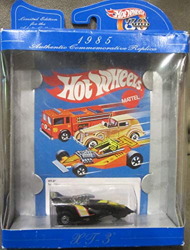 Hot Wheels 30 Years Authentic Commemorative Replica Limited 1985 Edition XT-3 1:64 Scale Die-cast Collectible Car