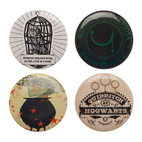 Harry Potter Lapel Enamel Metal Mini Pin Badge Set (Harry Potter Button)