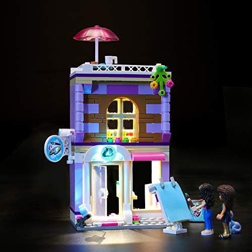 LIGHTAILING Light Set for (Friends Emmas Art Studio) Building Blocks Model - Led Light kit Compatible with Lego 41365(NOT Included The Model)