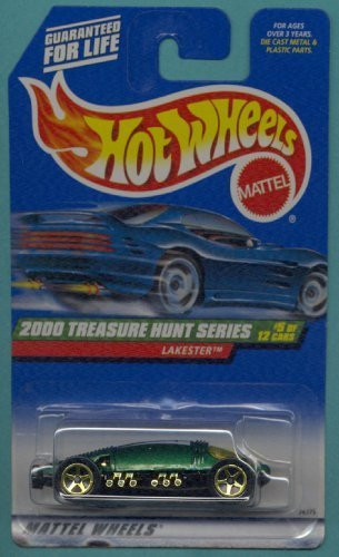 Mattel Hot Wheels 2000 Treasure Hunt 1:64 Scale Green Lakester 5/12 Die Cast Car #053