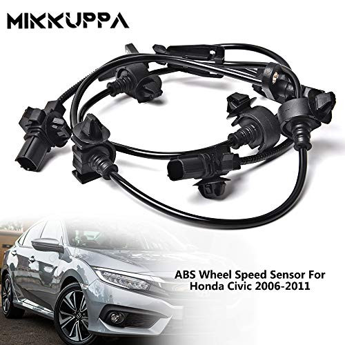 MIKKUPPA 2pcs ABS Wheel Speed Sensor, Front Side 57450-SNA-003, 57455-SNA-003 Compatible with 2006-2011 Honda Civic