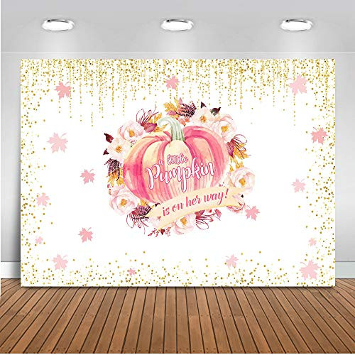 Mocsicka Pumpkin Baby Shower Backdrop Baby Girl Pink Pumpkin Background 7x5ft Vinyl Fall Autumn Girl Baby Shower Banner Party Backdrops Mocsicka Pumpkin Baby Shower Backdrop Baby Girl Pink Pumpkin Background 7x5ft Vinyl Fall Autumn Girl Baby Shower Banner Party Backdrops