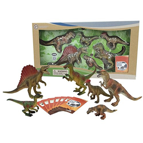 Nature Bound Dinosaur Safari Toys Large Set with Collector Cards