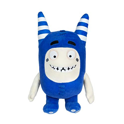ODDBODS Pogo Soft Stuffed Plush Toys  for Boys and Girls  Blue (12 Tall)