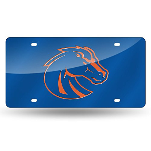 NCAA Boise State Broncos Laser Inlaid Metal License Plate Tag