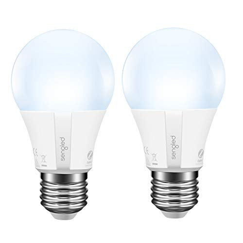 Sengled Smart Light Bulb A19 LED Daylight 5000K, Hub Required,Smart Bulb A19 E26 60W Equivalent, Compatible with Alexa, Google Assistant, SmartThings & IFTTT, 2 Pack