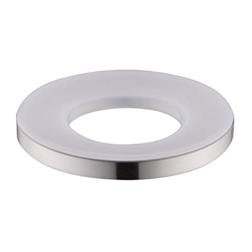 Bathroom Brass Mounting Ring for Vessel Sink, by SINKINGDOM (Brushed Nickel)