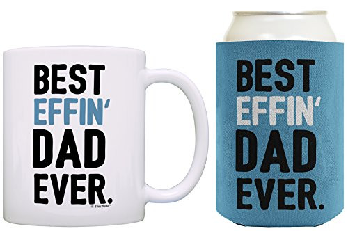 Birthday Gifts for Dad Best Effin Dad Ever Fathers Day Gifts for Dad Gift Coffee Mug and Can Coolie Drink Cooler Bundle Pack Birthday Gifts for Dad Best Effin Dad Ever Fathers Day Gifts for Dad Gift Coffee Mug and Can Coolie Drink Cooler Bundle Pack