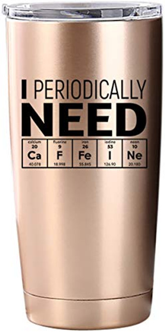 Chemistry Gifts- Coffee Tumbler/Travel Mug 20oz - Gift Idea for Teachers, Biology, Nerd, Science Teacher, For Adults, Professor, Geek