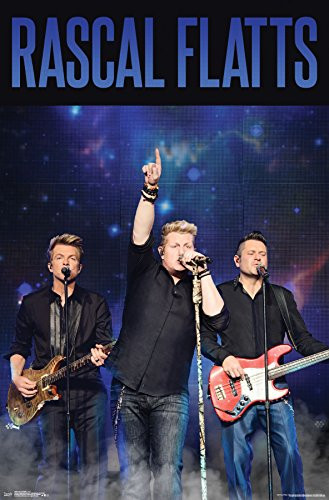 Trends International Rascal Flatts-Live Wall Poster, 22.375" x 34", Multi