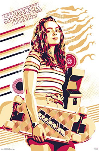 Trends International Netflix Stranger Things: Season 3 - Max Wall Poster, 22.375" x 34", Premium Unframed