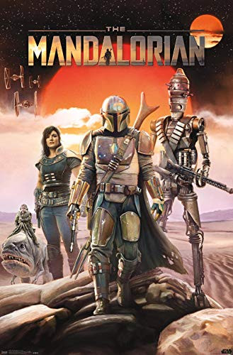 Trends International Star Wars: The Mandalorian - Group Wall Poster, 22.375" x 34", Premium Unframed