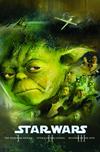 Trends International Star Wars Blu Ray Prequels Wall Poster 22.375" x 34"