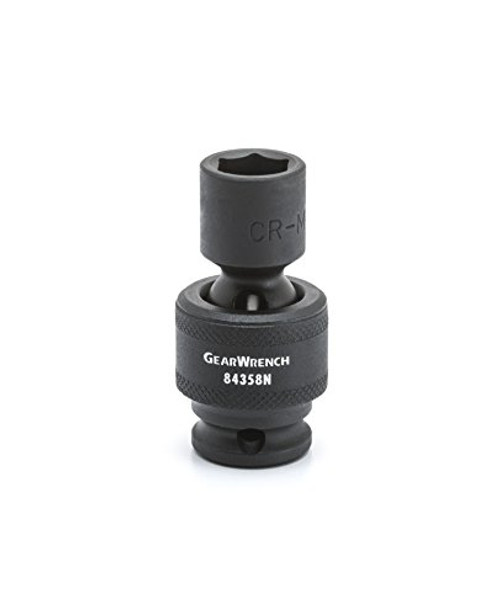 GEARWRENCH 1/2" Drive 6 Point Standard Universal Impact SAE Socket 1-3/16" - 84607N