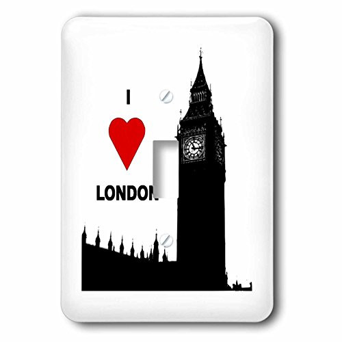 3dRose lsp_58527_1 I Love London Single Toggle Switch
