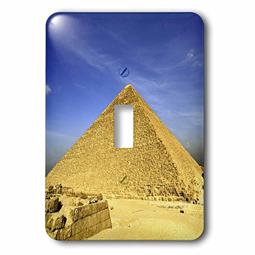 3dRose LSP_71646_1 Pyramid of Giza, Khufu, Cheops, Cairo, Egypt Single Toggle Switch