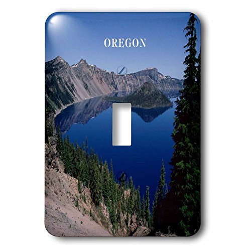 3dRose lsp_80256_1 Crater Lake In Oregon Single Toggle Switch
