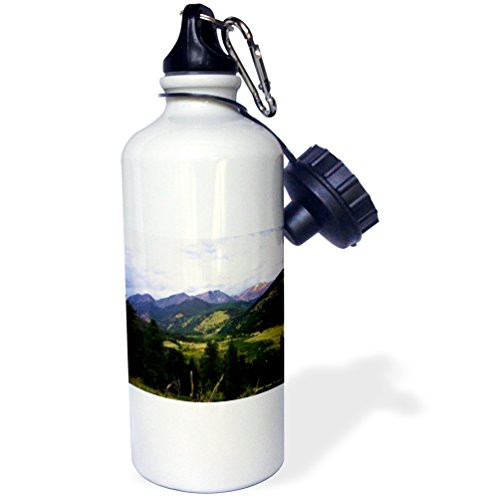 3dRose wb_14412_1 Rocky Mountain National Park - Sports Water Bottle, 21 oz, White 3dRose wb_14412_1 Rocky Mountain National Park - Sports Water Bottle, 21 oz, White