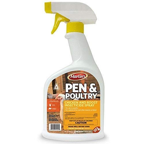 MARTIN'S 825686 s Pen Poultry Insecticide Spray 32oz Quart, White Bottle MARTIN'S 825686 s Pen Poultry Insecticide Spray 32oz Quart, White Bottle