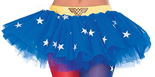 Rubie's Women's DC Comics Wonder Woman Tutu Skirt, Multi, One Size Rubie's Women's DC Comics Wonder Woman Tutu Skirt, Multi, One Size