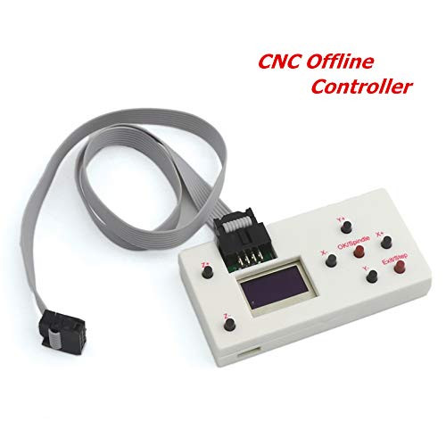 CNC Offline Controller, 3 Axis GRBL DIY CNC Rounter Offline Control Button/Module LCD Screen for CNC Carving Milling Engraving Machine