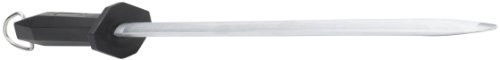 WINCO Premium Oval Sharpening Steel, 14-Inch