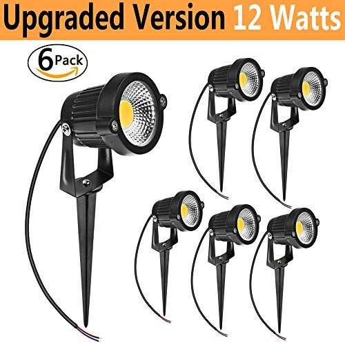 12W LED Landscape Lights Spotlight 12V 24V Garden Pathway Lights Warm White Waterproof Outdoor Spotlights with Spike Stand,Low Voltage Lighting for Driveway,Lawn,Outdoor Lighting,Garden,Yard (6 Pack) 12W LED Landscape Lights Spotlight 12V 24V Garden Pathway Lights Warm White Waterproof Outdoor Spotlights with Spike Stand,Low Voltage Lighting for Driveway,Lawn,Outdoor Lighting,Garden,Yard (6 Pack)