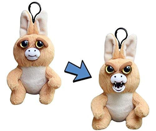William Mark Mini Feisty Pets: Jacked up Joey- Adorable 4" Plush Stuffed KangarooThat Turns Feisty With A Squeeze