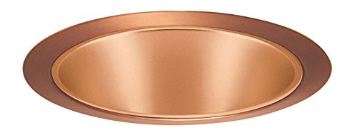 Juno Lighting 27WHZ-ABZ 6-Inch Tapered Downlight Cone, Classic Aged Bronze Trim with Wheat Haze