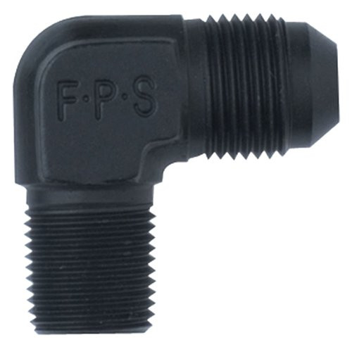 Fragola 482209-BL Black Size (-10) x 3/4" MPT 90° Adapter Fitting