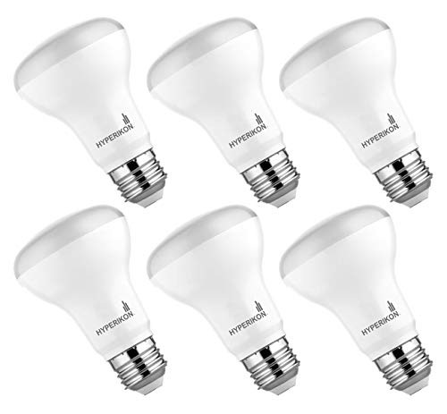 Hyperikon LED BR20 Bulb Dimmable, 50 Watt (7W), LED Light Bulbs E26, 2700k Warm, UL, Energy Star, 6 Pack