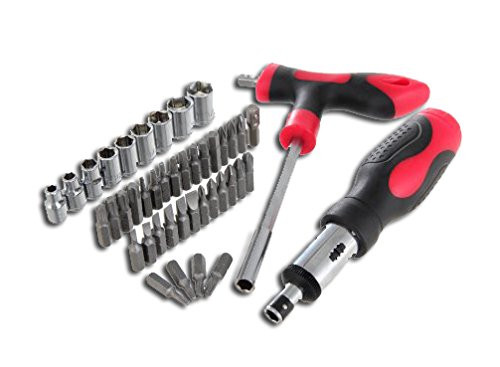 Hyper Tough 43-Piece Socket Screwdriver Set with Case