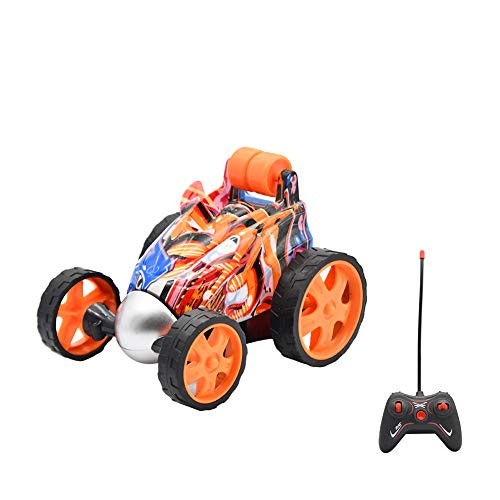 Ahikids Remote Control RC Car - RC Vehicle Four Wheel Stunt Car 360 Degree Rolling Rotating Rotation Stunt Cars Toy Birthday Gift for Toddlers Kids Boys Girls