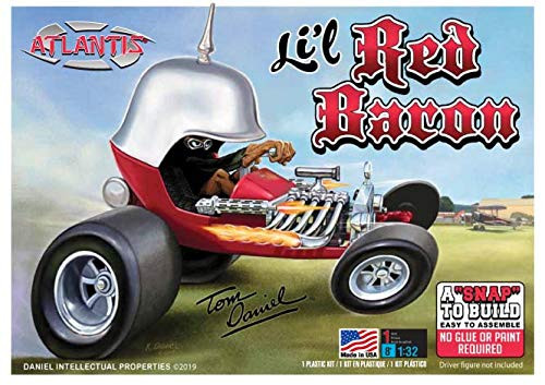 Snap Lil Red Baron Show Rod Model Kit 1/32 Tom Daniel Atlantis