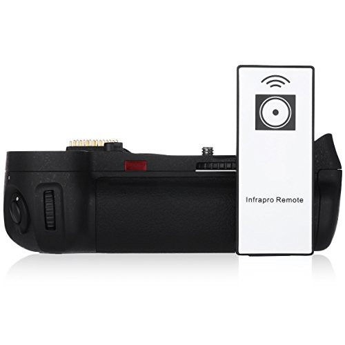 Powerextra MB-D14 Vertical Battery Grip Replacement for Nikon D600 D610 Digital SLR Camera With Infrared Remote Control - Work with EN-EL15 Battery or 6 pcs AA-size Batteries Powerextra MB-D14 Vertical Battery Grip Replacement for Nikon D600 D610 Digital SLR Camera With Infrared Remote Control - Work with EN-EL15 Battery or 6 pcs AA-size Batteries