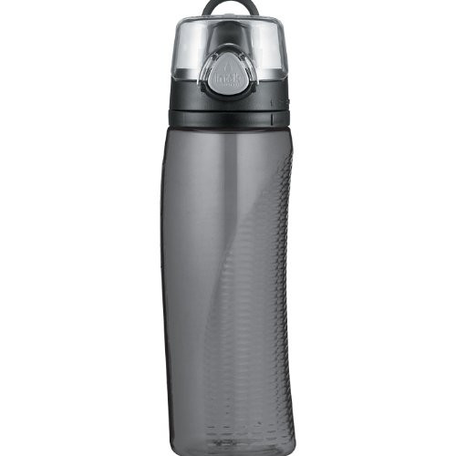 Thermos Intak Hydration Bottle with Meter, Smoke, 24 Ounce