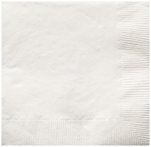 Frosty White 3-Ply Beverage Napkins | Party Supply | 240 ct.