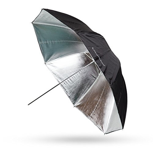 UNPLUGGED STUDIO 43inch Silver Umbrella (Fiberglass Rib) UN-033